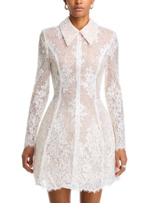 BRONX AND BANCO Adelaide Lace Mini Dress | Bloomingdale's Women