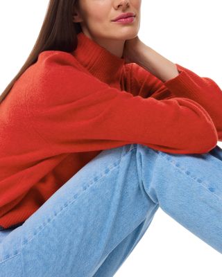 Funnel Neck Wool Sweater