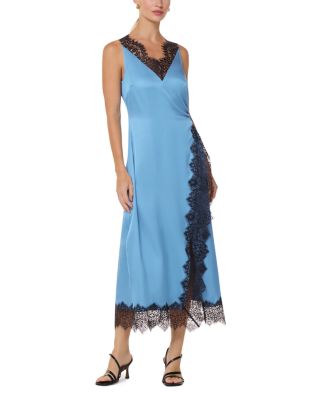 Iris Lace Wrap Dress