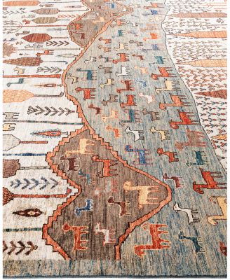 Bloomingdale's Tribal M1999 Area Rug, 7'10" x 9'7"