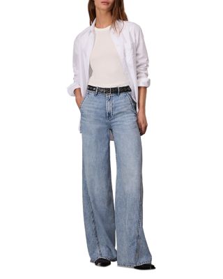 Featherweight High Rise Wide Leg Jeans in Annie