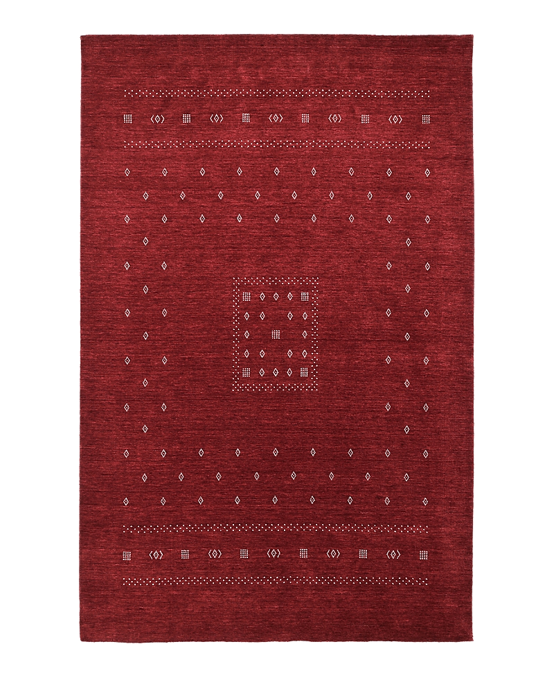 Timeless Rug Designs Gabbeh Simi Area Rug, 5' X 8' In Red