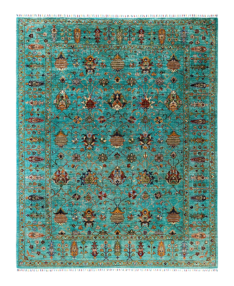 Bloomingdale's Tribal M1999 Area Rug, 8'1 X 10'3 In Green