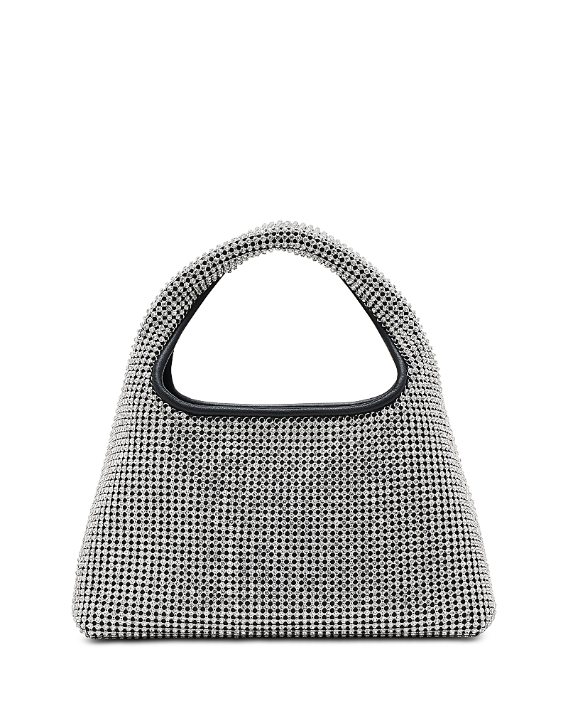 Marc Jacobs The Sack Crystal Embellished Mini Hobo Bag In Crystals
