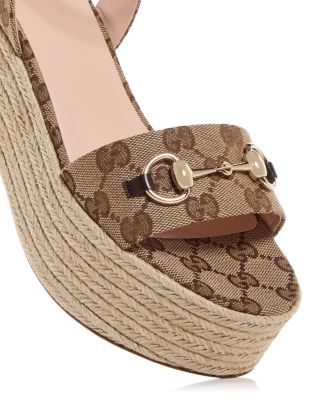 Women's GG Espadrille Platform Sandals