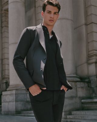 Nylon Stretch Loose Fit Pants 