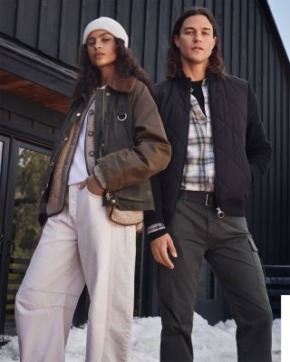 Barbour Reighton Wax Collar Hooded Jacket | Bloomingdale's