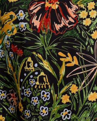 Satin Fishtail Midi Skirt