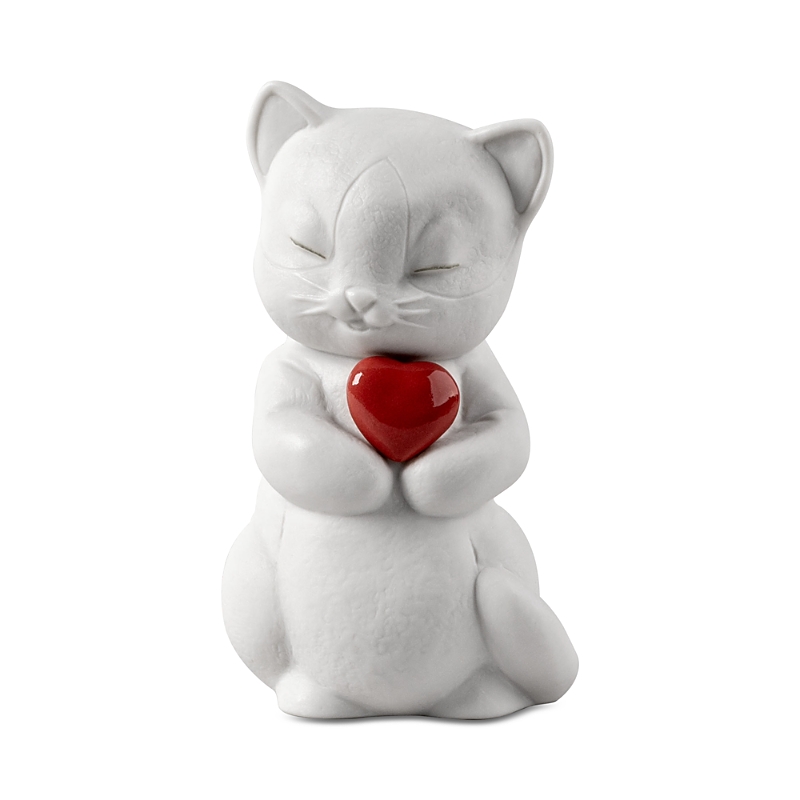 Lladrò Whiskers The Playful Kitten Figurine In Multi