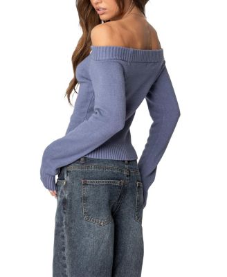 Elona Off Shoulder Knit Top