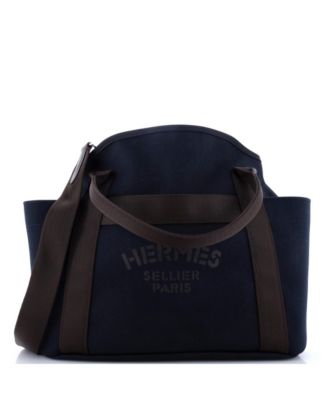 Pre-Owned HERMÈS - Sac De Pansage Groom Handbag Canvas