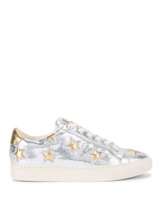 KURT GEIGER LONDON - Women's Lane Star Metallic Sneakers