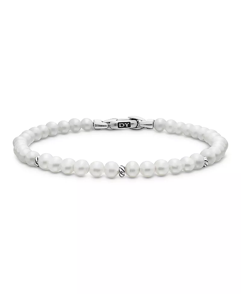 David Yurman Spiritual Beads Bracelet with Cultured Freshwater Pearls