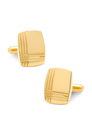 Tartan Plaid Stainless Steel Cufflinks