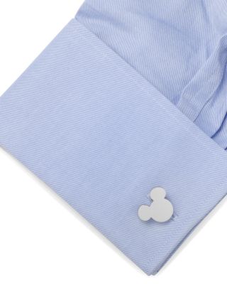 Mickey Mouse Silhouette Stainless Steel Cufflinks