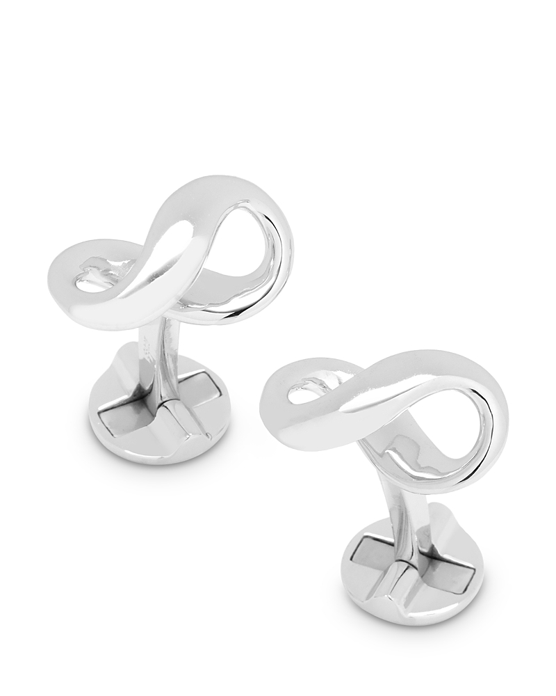 Cufflinks Inc Infinity Symbol Sterling Silver Cufflinks