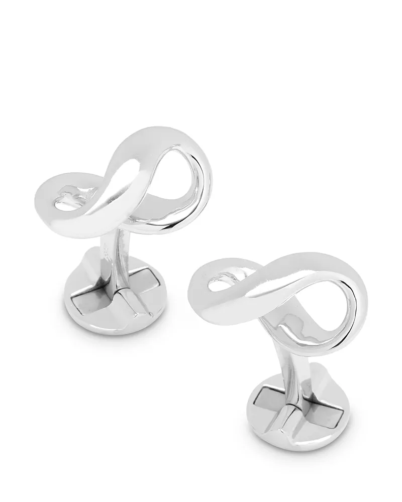 Cufflinks Inc Infinity Symbol Sterling Silver Cufflinks