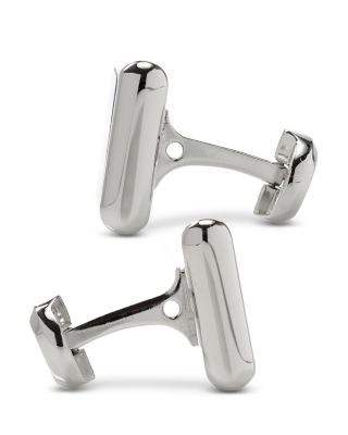 Silver and Sodalite JFK Presidential Cufflinks