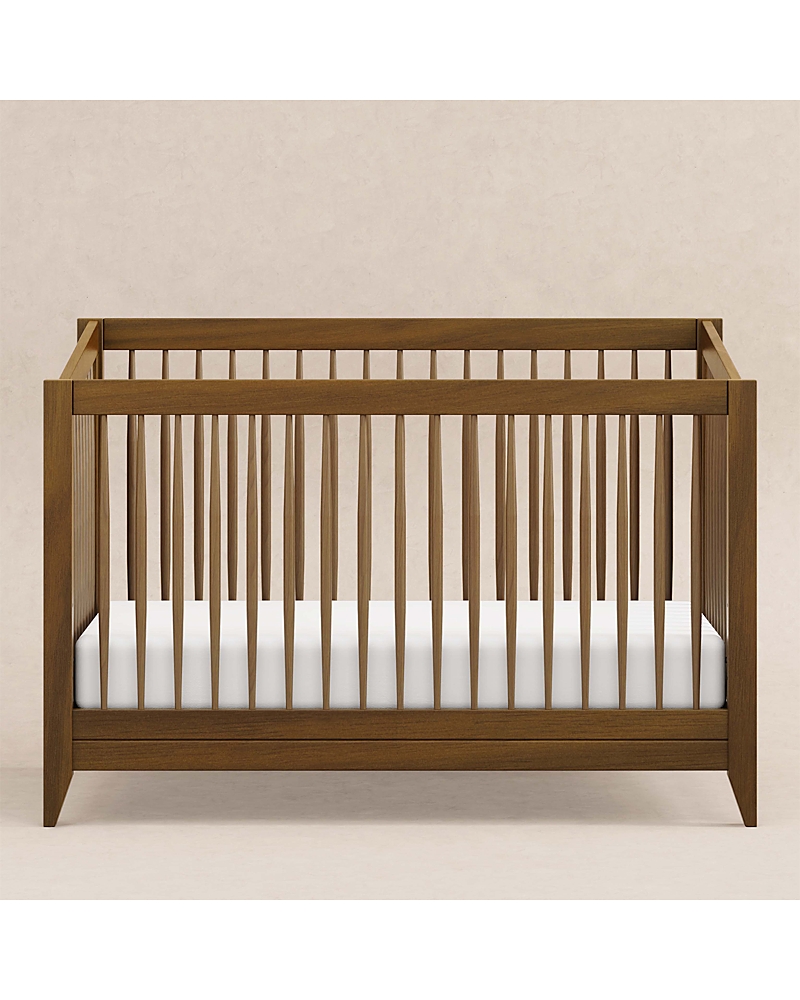Babyletto Sprout 4 In 1 Convertible Crib With Toddler Bed Conversion Kit In Natural Walnut
