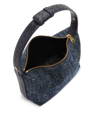 Wallace Denim Boucl&eacute; Shoulder Bag