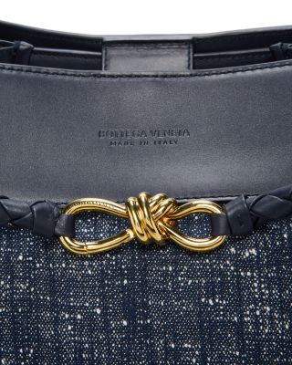 新作【Bottega Veneta】Andiamo デニム トップハンドルバッグ Bottega Veneta Large Andiamo Denim Top Handle Bag