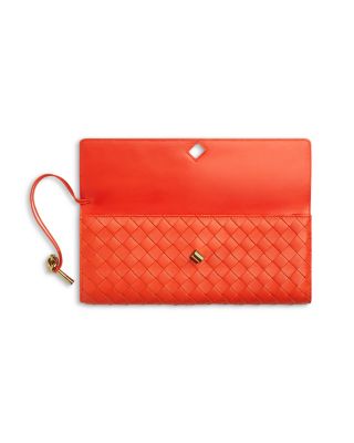 Andiamo Intrecciato Leather Clutch