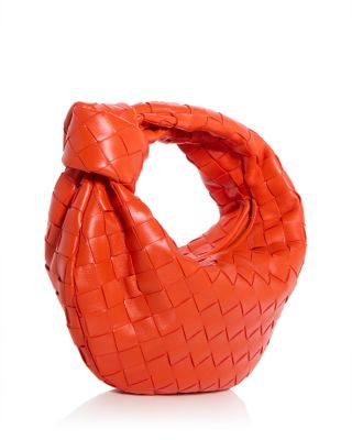 Mini Jodie Intrecciato Leather Top Handle Bag