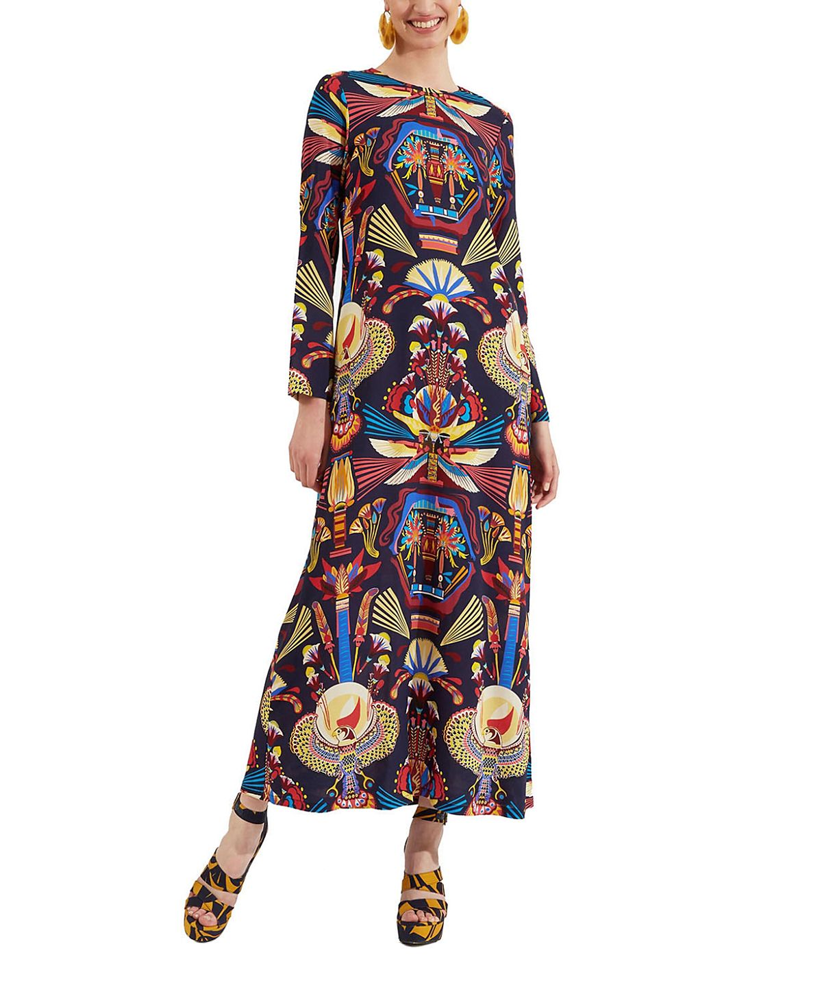 La DoubleJ Long Sleeve Swing Dress