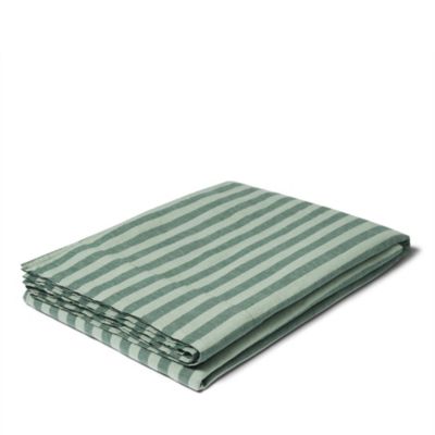 Pembroke Stripe Linen Blend Flat Sheet, Twin