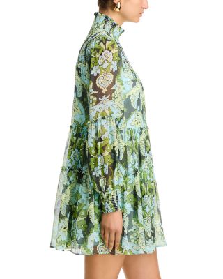 Damask Rika Paisley Smocked Tent Dress
