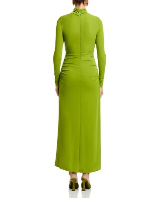 Zahara Twist Front Turtleneck Gown