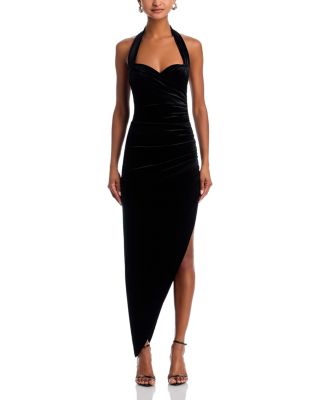 Velvet Cayla Side Drape Gown