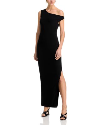 Norma Kamali - Asymmetric Dropped Sleeve Maxi Dress