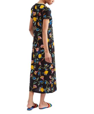 Sporty Swing Dress in Borboni Black