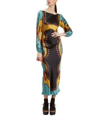 La DoubleJ - Eros Dress  (Placee) Spritz Placee Black