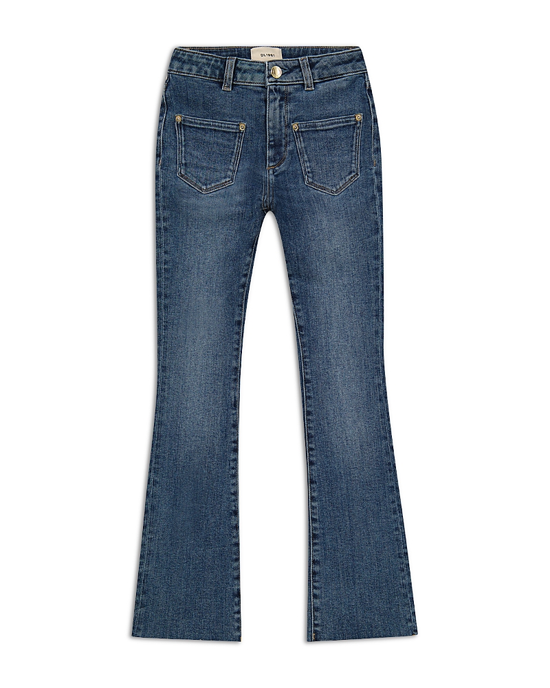 Dl1961 Girls' Claire High Rise Bootcut Jeans In Endless Sea - Big Kid In Endless Sea