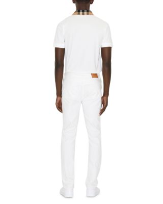 Cody Cotton Piqu&eacute; Check Collar Slim Fit Polo Shirt