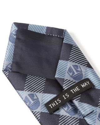 Star Wars Mando Helmet Check Tie