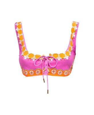  Sunset Bikini Top (Placee) Napoli Plates Placee Pink