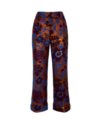 Hendrix Pants Selva Jacquard Brown