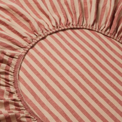 Pembroke Stripe Linen Blend Fitted Sheet, King