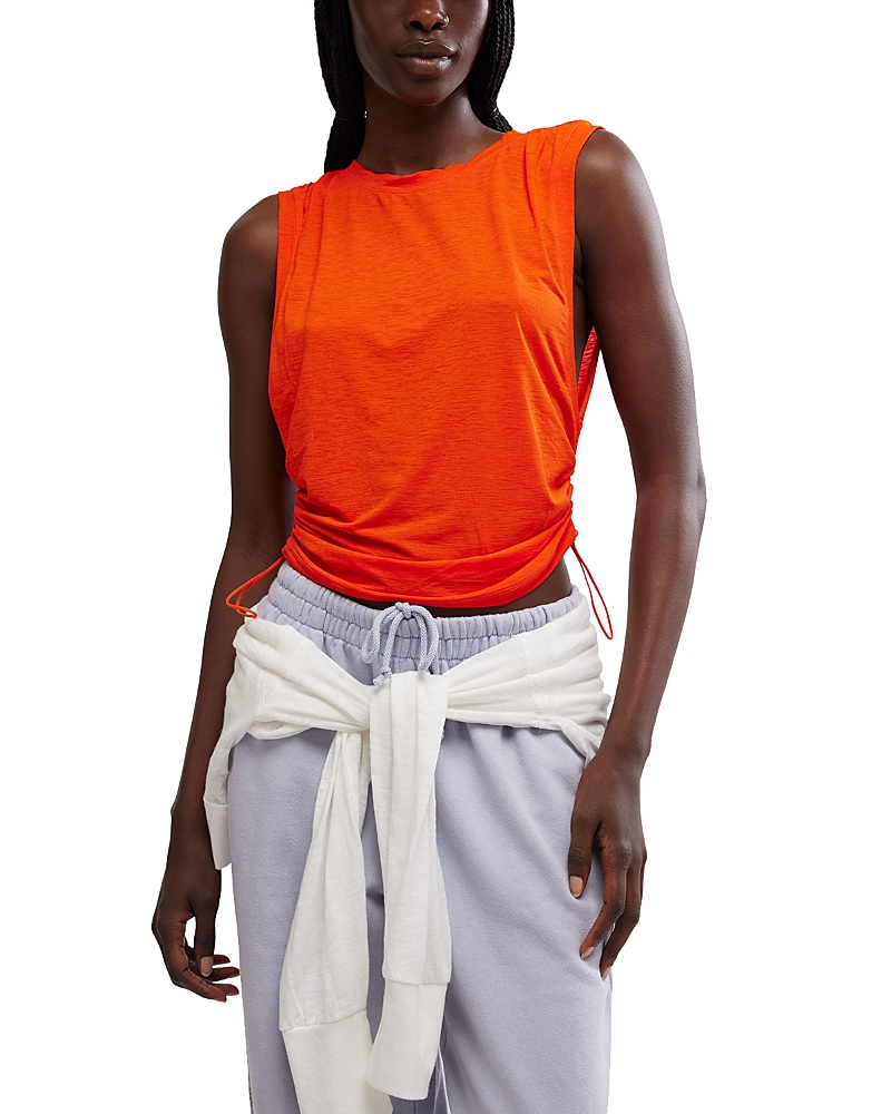 Free People Sport Mode Muscle Tank Top In Flame