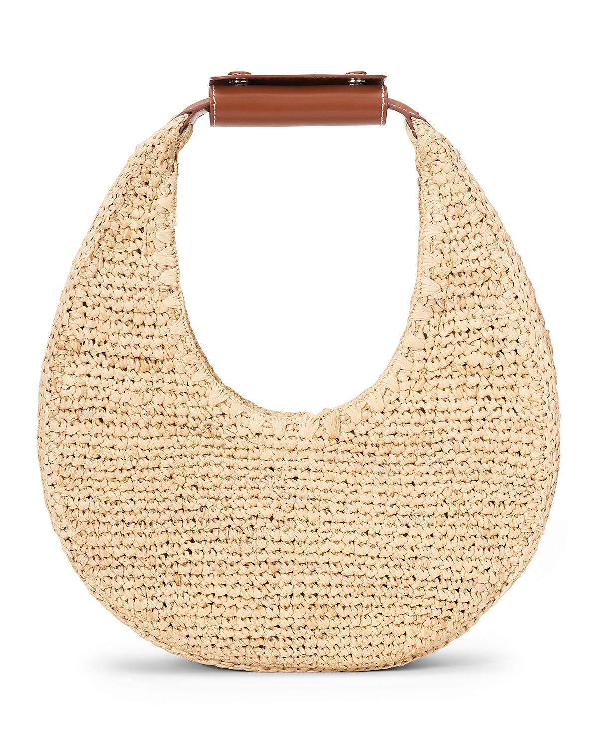 Staud Moon Raffia Tote Bag