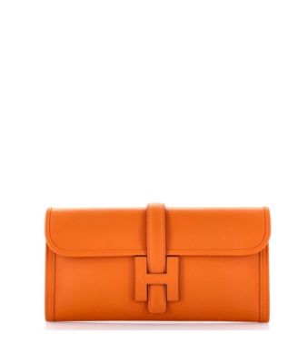 Pre-Owned Hermes 29 Jige Elan Clutch Swift