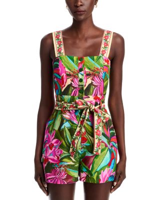 Jardin de Reve Floral Print Romper