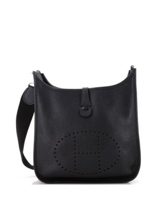 Pre-Owned Hermes Pm Evelyne Bag Gen Iii Clemence