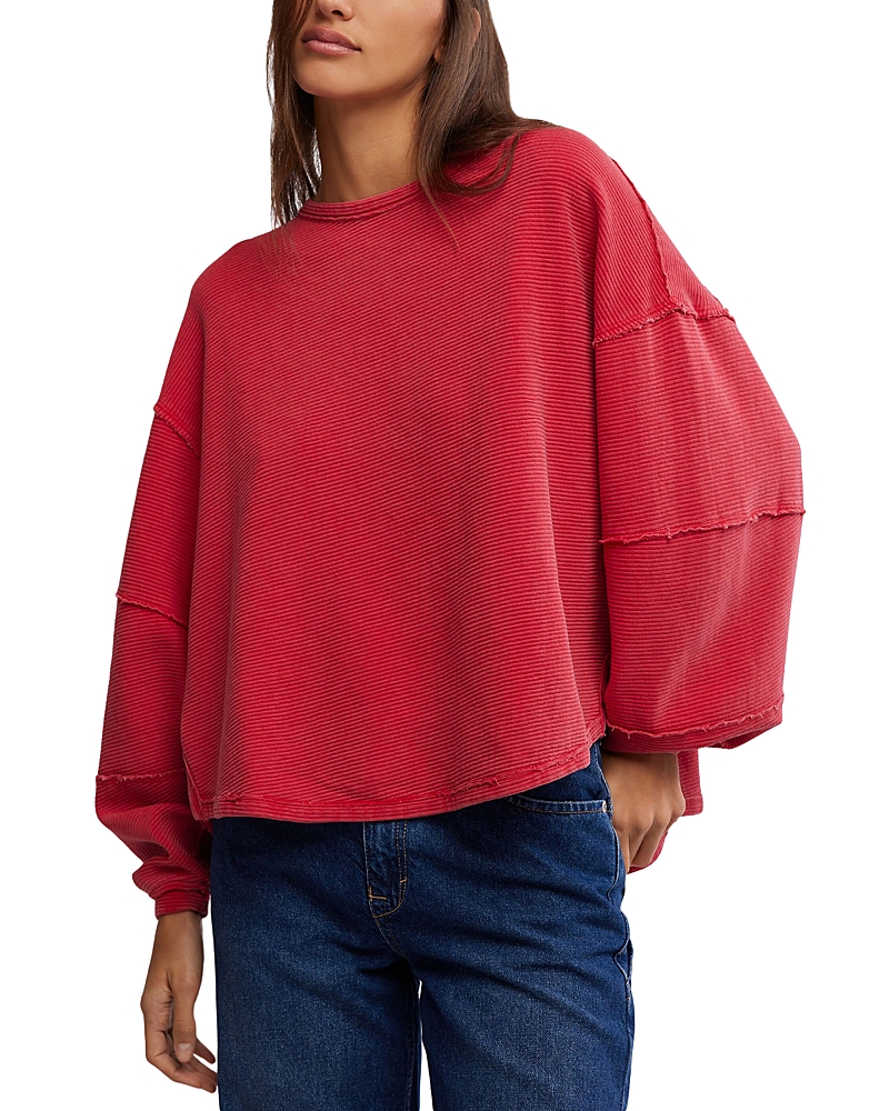 Shop Free People We The Free Total Eclipse Tee In Strawberry