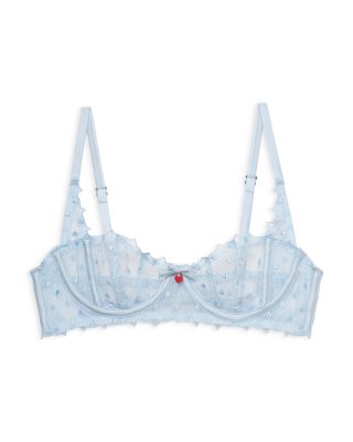 Love Lock Embroidered Balconette Bra
