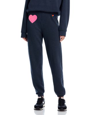 Aviator Nation - Glitter Heart Sweatpants