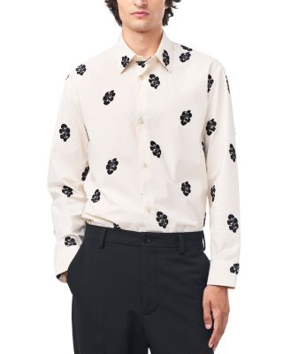 NN07 - Freddy Printed Button Front Shirt